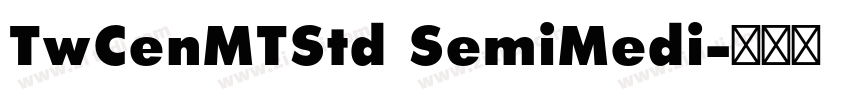 TwCenMTStd SemiMedi字体转换